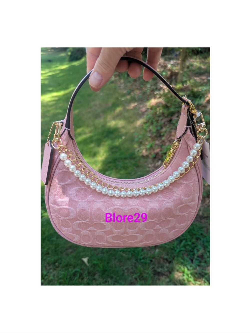 COACH Emily Pink Denim